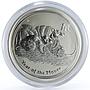 Australia 50 cents Lunar Calendar series II Year of the Mouse silver coin 2008