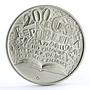 Czech Republic 200 korun Musician and Poet Josef Kainar silver coin 2017