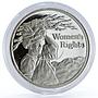 Zambia 500 kwacha Women's Rights proof silver coin 1994