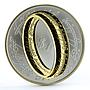 New Zealand 1 dollar Lord of the Rings The One Ring gilded silver coin 2003