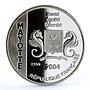 France 1 1/2 euro Cuirasse Bouvet Ship Steamer proof silver coin 2004