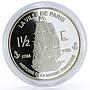 France 1 1/2 euro La Ville de Paris Ship Clipper proof silver coin 2004