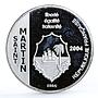 France 1 1/2 euro La Ville de Paris Ship Clipper proof silver coin 2004