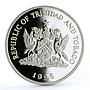 Trinidad and Tobago 1 dollar 50th Anniversary of FAO Banana silver coin 1995