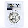 Philippines 5 piso Ferdinand E Marcos PL69 PCGS nickel coin 1976