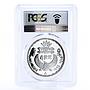 Egypt 5 pounds Ancient Religion The God Khnum PR69 PCGS silver coin 1994