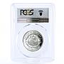Liberia 10 dollars Wallstreet Traders Bear Bull PR68 PCGS proof silver coin 2000