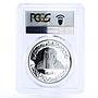 United Arab Emirates 50 dirhams Development Institute PR69 PCGS silver coin 2001