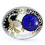 Macedonia 10 denari Zodiac Signs series Scorpio 3D silver coin 2014