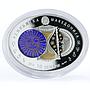 Macedonia 10 denari Zodiac Signs series Scorpio 3D silver coin 2014