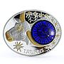 Macedonia 10 denari Zodiac Signs series Taurus 3D silver coin 2015