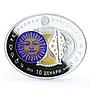 Macedonia 10 denari Zodiac Signs series Taurus 3D silver coin 2015