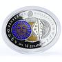 Macedonia 10 denari Zodiac Signs series Virgo 3D silver coin 2014