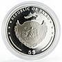 Palau 5 dollars Ounce of Luck series Four Leaf Clover proof silver coin 2011