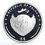 Palau 5 dollars Ounce of Luck series Four Leaf Clover proof silver coin 2011