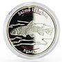 Armenia 100 dram Red Book of Armenia Fauna Sevan Trout Fish silver coin 2007