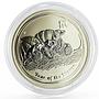 Australia 50 cents Lunar Calendar series II Year of the Mouse silver coin 2008