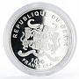 Benin 1000 francs Romantic Places Bavaria colored silver coin 2013