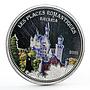 Benin 1000 francs Romantic Places Bavaria colored silver coin 2013