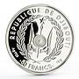 Djibouti 50 francs Tour de France Cycling White Jersey colored silver coin 2018