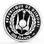 Djibouti 200 francs Tour de France Cycling Track Map coin 2018