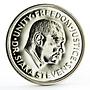 Sierra Leone 1 leone 10th Anniversary of National Bank Lion silver coin 1974
