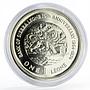 Sierra Leone 1 leone 10th Anniversary of National Bank Lion silver coin 1974