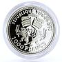 Togo 1000 francs Reformation Martin Luther proof silver coin 1999