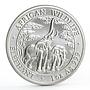 Zambia 5000 kwacha African Wildlife series Elephant silver coin 2003