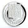 Czech Republic 200 korun Painter Karel Svolinsky Flowers Art silver coin 1996