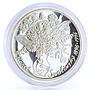 Czech Republic 200 korun Painter Karel Svolinsky Flowers Art silver coin 1996