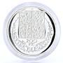 Czech Republic 200 korun Painter Karel Svolinsky Flowers Art silver coin 1996