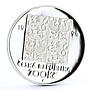 Czech Republic 200 korun Endangered Wildlife The Vitruvian Man silver coin 1994