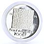 Czech Republic 200 korun Endangered Wildlife The Vitruvian Man silver coin 1994