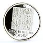 Czech Republic 200 korun Poet Vitezslav Nezval Literature proof silver coin 2000