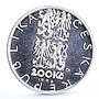 Czech Republic 200 korun Jean-Baptist Gaspard Deburau proof silver coin 1996