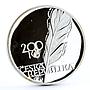 Czech Republic 200 korun Author and Poet Jaroslav Vrchlicky silver coin 2003
