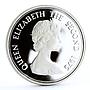Mauritius 50 rupees Endangered Wildlife Fauna Kestrel Bird silver coin 1975