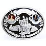 Niue 50 dollars Russian Imperial Stables Peterhof Palace proof silver coin 2013