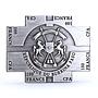 Burkina Faso 100 francs Leonardo Da Vinci The Last Supper Art AgCuNi coin 2016