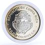 Costa Rica 100 colones International Year of the Child Birds silver coin 1979