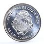 Costa Rica 100 colones International Year of the Child Birds silver coin 1979