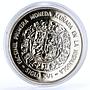 Dominican Republic 10 pesos International Banker's Conference silver coin 1975