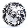 Falkland Islands 5 pounds Discovery of America Ship Desire silver coin 1992