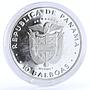 Panama 10 balboas Panama Canal Treaty silver coin 1978