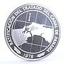 Panama 10 balboas Panama Canal Treaty silver coin 1978