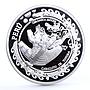 Peru 1 sol Ibero-American series Indians Sailing Moche Ceramic silver coin 2002