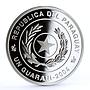 Paraguay 1 guarani Football World Cup in Germany Field Ball silver coin 2004
