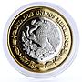 Mexico 100 pesos Numismatic Heritage SUD 8 Reales bimetal coin 2011