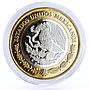 Mexico 100 pesos Numismatic Heritage Pillar Dollar bimetal coin 2011